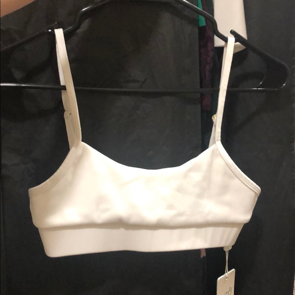 Beach Bunny white bathing suit top